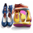 verschillende kleuren schoenen